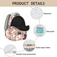 thumbnail image 4 of Compact Cute Small Backpack for School, Lightweight and Durable, Featuring Puppy and Paw Prints, Ideal for Dog Lover Gifts and Daily Commute, 4 of 6