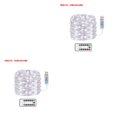 thumbnail image 1 of Matsuzay USB LED Home Office Garden Impermeable Control remoto Temporizador Lámpara Cadena 5m 50LEDs Blanco cálido Type8 NO8, 1 of 6