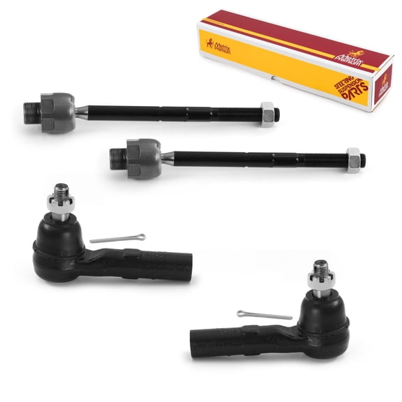 Metrix Premium Chassis Parts - 4 PC Inner & Outer Tie Rod End Kit Fits 00-04 Dodge Dakota 4WD,00-03 Dodge Durango 4WD,Replacement EV432,ES3573,ES3572