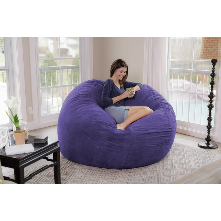  Bean Bag Chairs for Adults Bean Bag Covers Only 7ft Soft Beanbag  Giant Fur Bean Bag Chair for Adult Furniture (It was Only A Cover, Not A  Full Bean Bags) 