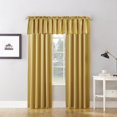 thumbnail image 4 of Sun Zero Barrow Energy Efficient Rod Pocket Curtain Panel, 54" x 63"-1, Flax Yellow, 4 of 5