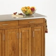 thumbnail image 2 of Homestyles Chariot de Cuisine Roulant en Bois Marron, 2 of 14