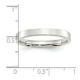 thumbnail image 2 of 925 Sterling Silver Polished Flat Band 3mm Comfort-Fit Flat Size 9 Band Ring Ring for Women and Men, 2 of 2