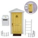 thumbnail image 2 of Simulación de casa de muñecas en miniatura de hadas, decoración de casa de muñecas, muebles de puerta, modelo para niños Amarillo, 2 of 8