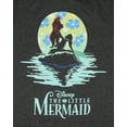 thumbnail image 2 of Disney The Little Mermaid Junior's Ariel Ocean Moonlight Silhouette T-Shirt, 2 of 5
