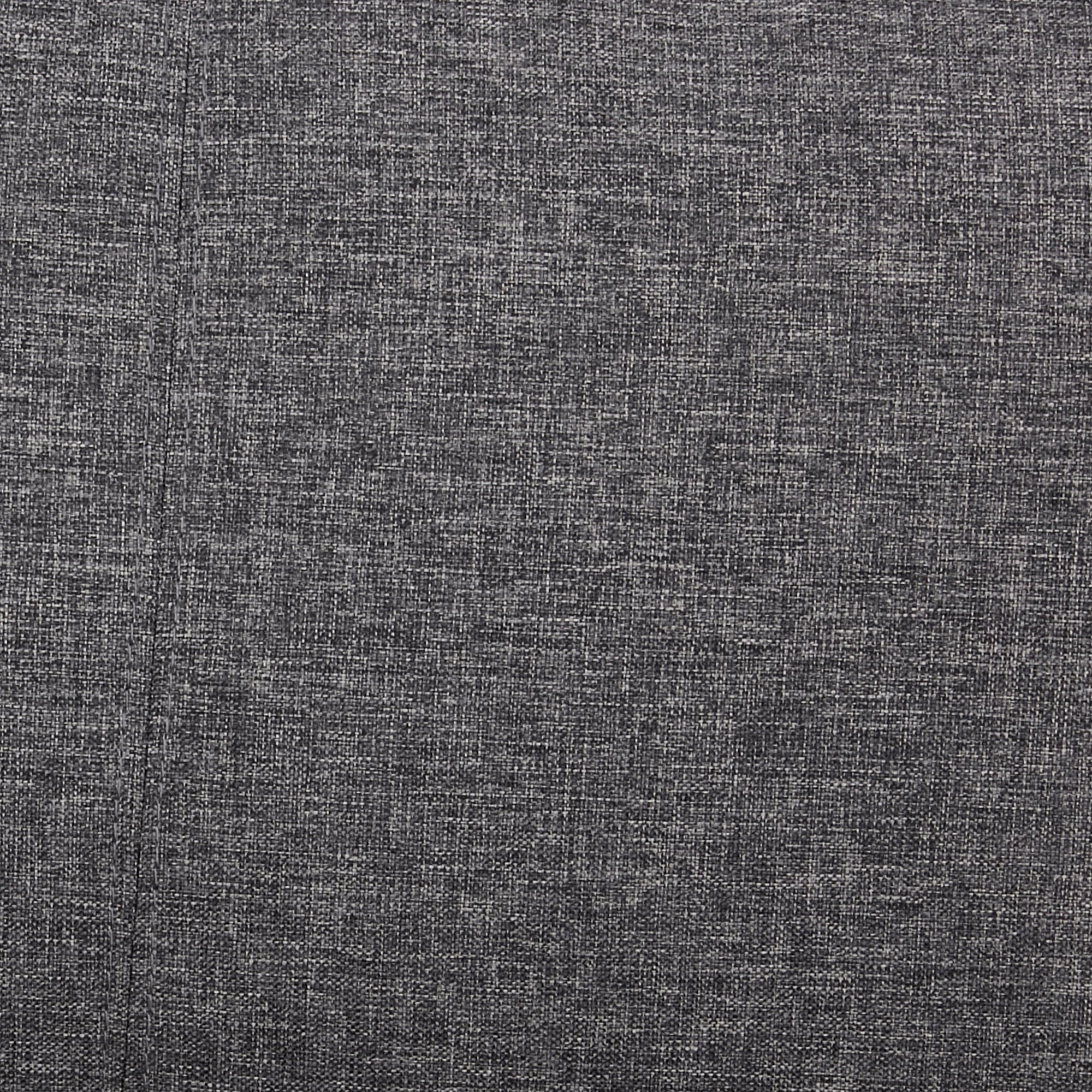 A&D Home Afton Faux Linen Loveseat, 2 Person Compact Sleeper Sofa Bed, Dark Gray