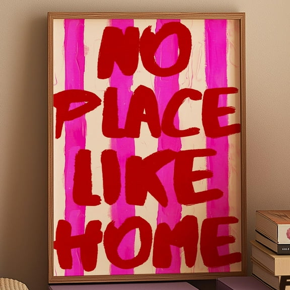 Typography Poster, Red Wall Art, Positive Affirmation, Bedroom Wall Art, Livingroom Decor, Dopamine Decor, Aesthetic Art, Maximalist Print Wall Art, Modern Wall Decor, 8x12 UNFRAMED