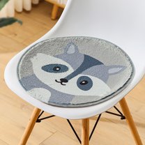 WKSCLPAI Round Seat Cushion 12" Cute Cartoon Animal Round Stool Chair Cushions for Boys and Girls Office Sedentary Soothing Chair Cushion Non Slip and Stain-resistant