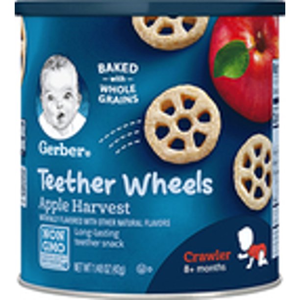 Gerber Teether Wheels, Apple Harvest, 1.48 oz
