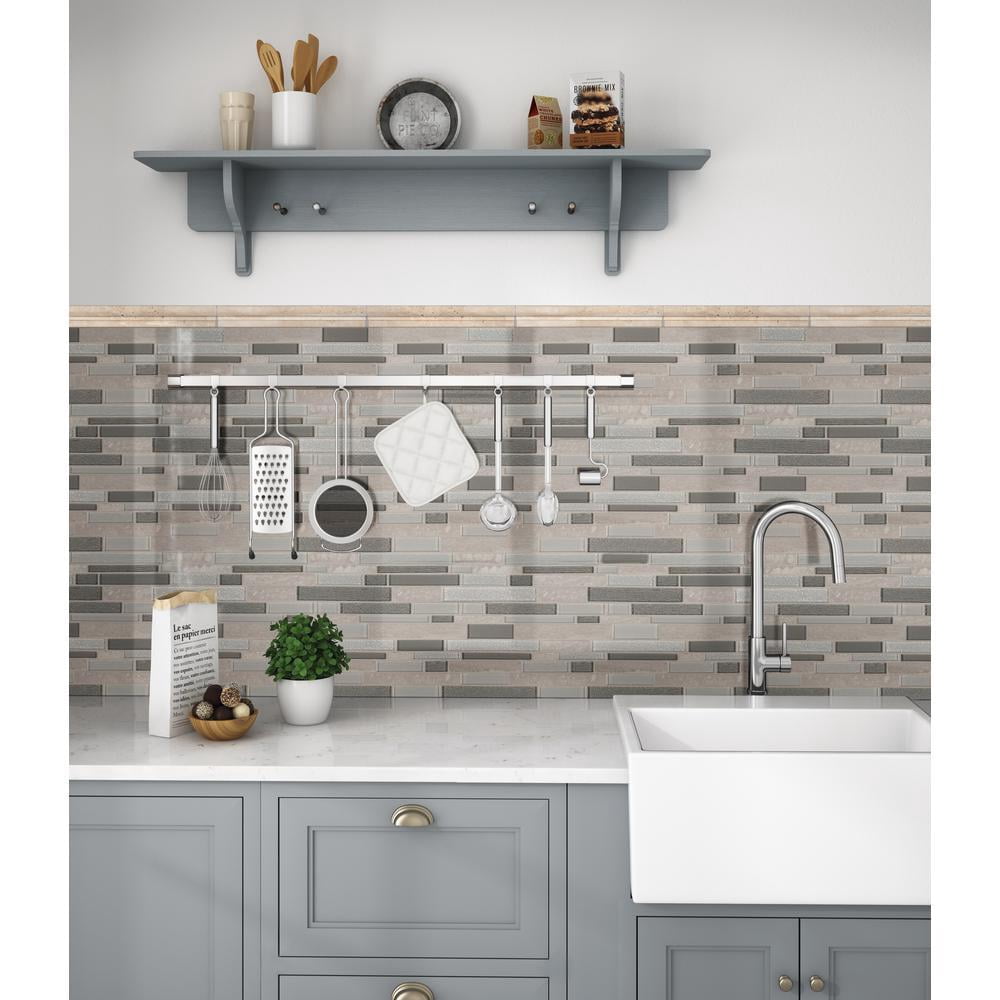 MSI Chiaro Crown moulding 2 in. x 12 in. Honed Travertine Wall Tile (20 Ln. ft.)