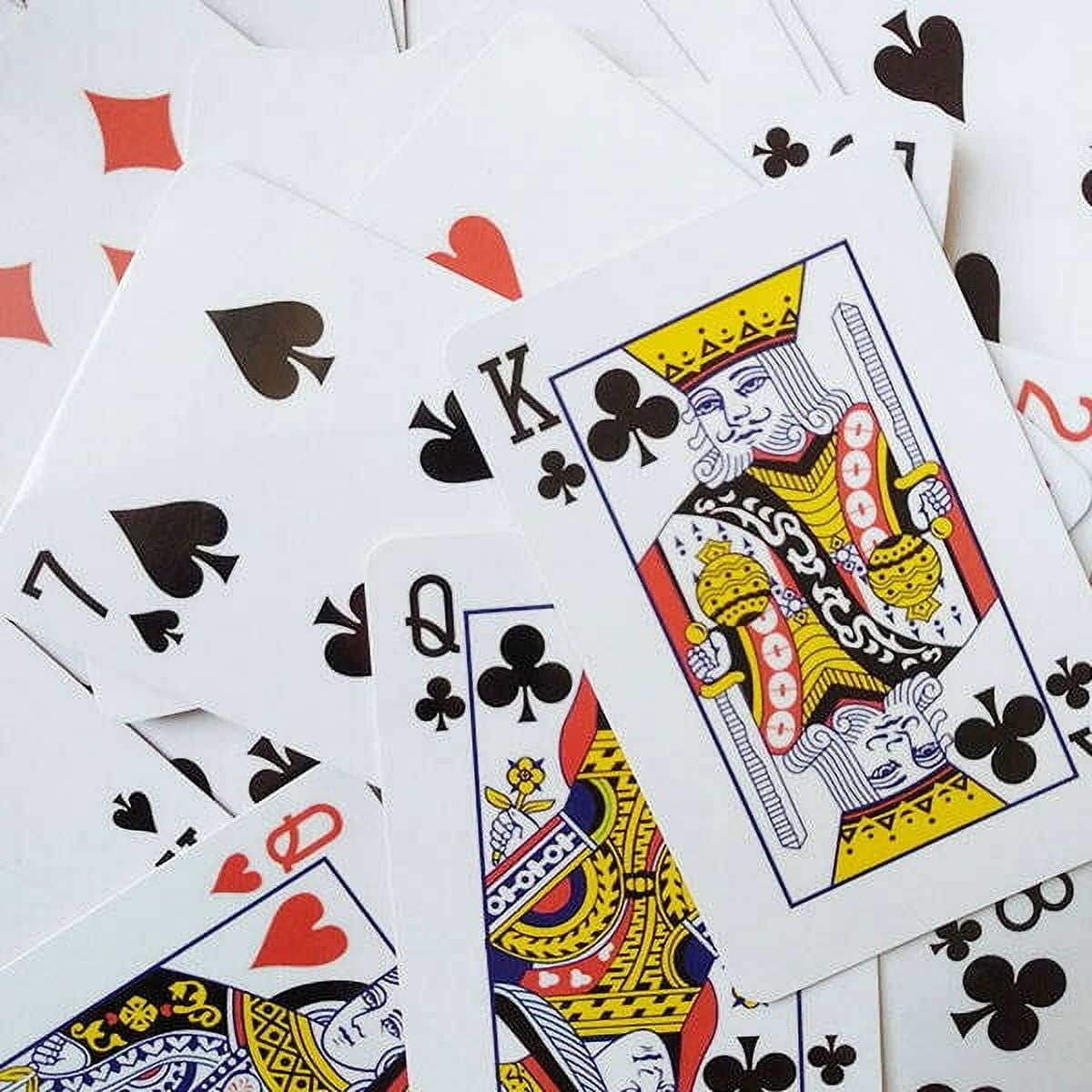 Face Surprised And Afraid Expression Gold Playing Card Classic Game