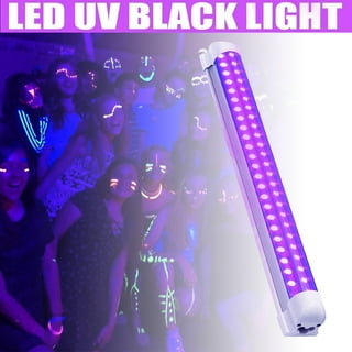 Black Lights for Glow Party! 115W Blacklight LED Strip kit. 4 UV Lights to  Surround Your Neon Party. Ultraviolet Lighting for Big Rooms. Easy Set up!