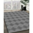 thumbnail image 3 of Ahgly Company Tapis d'Intérieur Lavables en Machine, Carrés Transitionnels, Gris Carbone, 8' Carré, 3 of 7