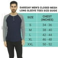 thumbnail image 2 of DARESAY Men's Thermal Crew Long Sleeve Henley Tops Base Layer Shirt-3 & 4-Pack (Up to 3X), 2 of 7