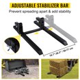 thumbnail image 5 of BENTISM Pallet Forks 2000lbs Capacity Tractor Forks with Adjustable Stabilizer Bar, 5 of 10