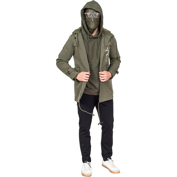 Mystery Comic Book Villain Costume Halloween Costume Set Cosplay