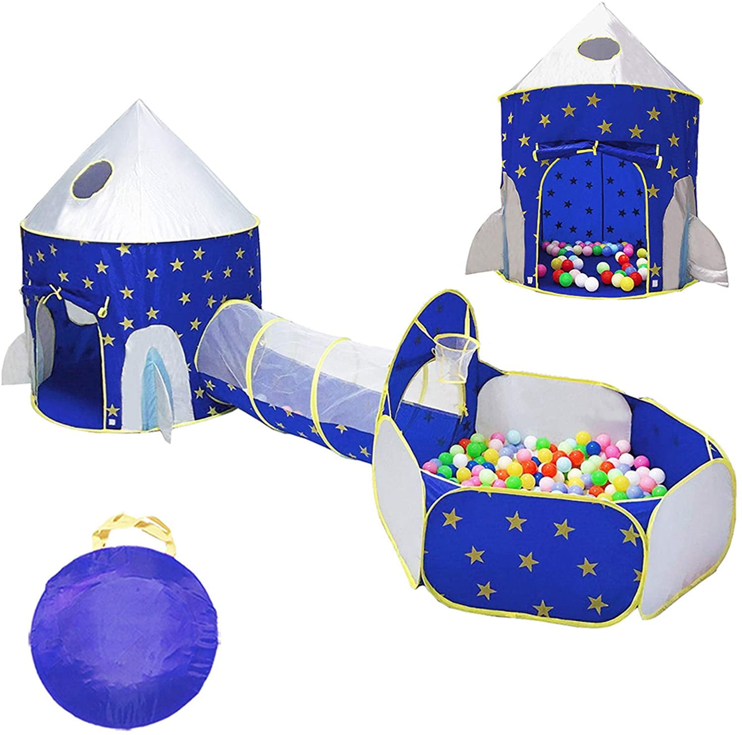 Unicorn Princess Castle Play Tent for Kids Girls /& Pop Up Play Tunnel /& Ball Pit /& Basketball Hoop Gift for Girls Playhouse with Drawing Book Toys for Girls Outdoor Indoor Play