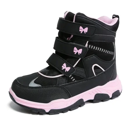 

Kids Snow Boots Winter Waterproof Walking Boots Outdoor Non-Slip Climbing Shoes