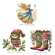 thumbnail image 1 of Kits Adornos Pintura Diamantes para Mesa Navideña Del (ángel Navidad), 1 of 6