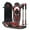 Red, variant on G2 25Inches Light Weight Snowshoes, with Special EVA Padded Ratchet Binding, Heel Lift, Toe Box, Flexible Pivot Bar, Durable Back Strap, Set with Trekking Poles(Blue)
