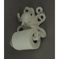thumbnail image 2 of White Coastal Octopus Wall Mounted Toilet Paper Holder, 2 of 3