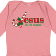thumbnail image 4 of Inktastic Candy Cane Jesus Boys or Girls Long Sleeve Baby Bodysuit, 4 of 5