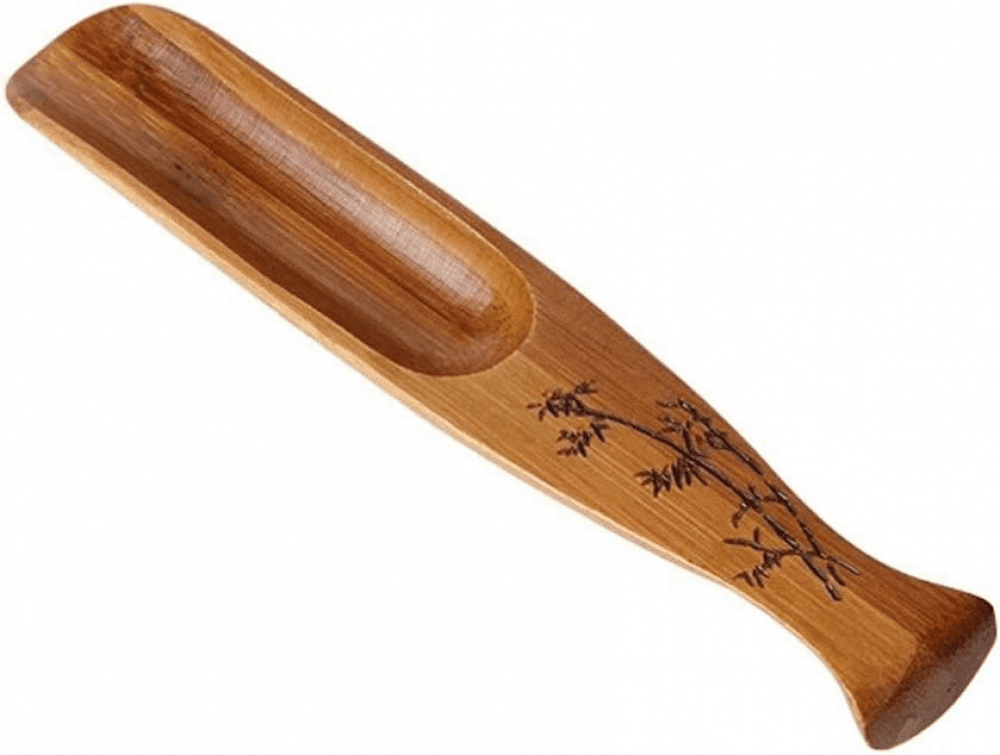 TIMPCV Wooden Tea Scoop Chinese Kung Fu Loose Tea Measure Spoon Bamboo
