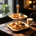 thumbnail image 6 of Wooden 2-Tier Cupcake Stand with Detachable Trays for Birthday Parties Weddings and Events Dessert Display Rack, 6 of 7