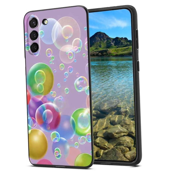 Bubbles-26 Phone Case, Degined for Samsung Galaxy S21 FE Case Men Women, Flexible Silicone Shockproof Case for Samsung Galaxy S21 FE