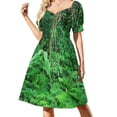 thumbnail image 4 of Impresionante selva tropical en Costa Rica. Foto artística. Vestido de manga corta. Vestidos de fiesta para mujer. Vestidos de noche para mujer., 4 of 8
