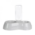 thumbnail image 1 of Pet Cat And Dog Automatic Feeding Double Bowl With Water Bottle Set Auto Water Storage Teddy Dogs Feeders, 1 of 6