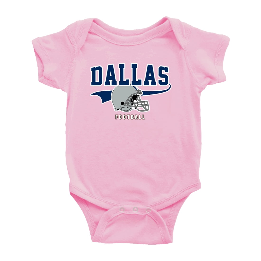 Cute Dallas Onepiece Outfits Football Jersey Baby Clothes (Pink, 36