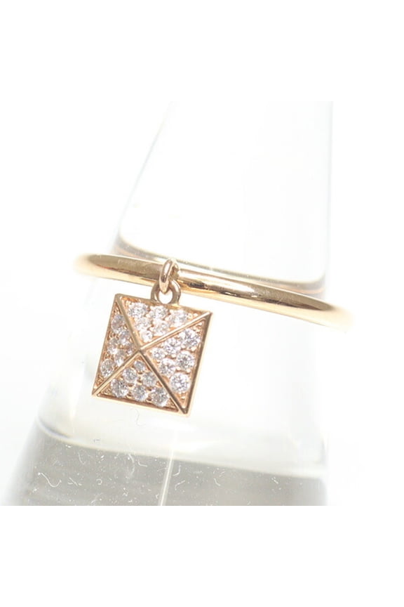 Pre-Owned Hermes ring, Clou de H 1 tassel, diamond, PG 50 (actual size slightly less than 10),...