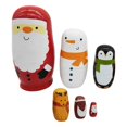 thumbnail image 1 of Handgemalt 5 / 10PCS Russische Puppen Nesting Holzspielzeug Home Decor Geschenk CUTICAT Muñecas rusas, 1 of 7