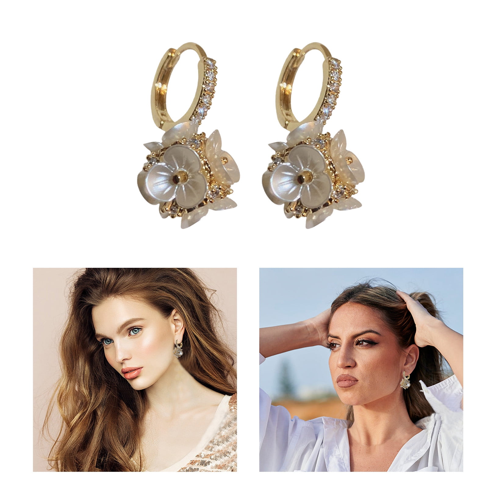 The Exotic Silver Peacock Earrings — KO Jewellery