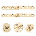 thumbnail image 4 of KAKOWELY hinge hardware accessory 2 Pairs Door Pivot Hinges Copper Rotation Hidden Hinge Door Concealing Hinges Wood Door Window 360 Degree Shaft For Home Door Cabinets, 4 of 4