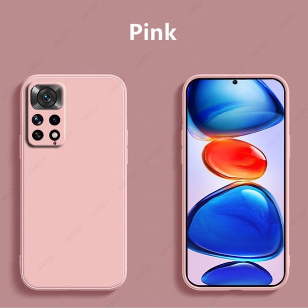 Para Redmi Note 11 Funda para Xiaomi Redmi Note 11 11S 12 10 Pro Funda Shell Capa Liquid Silicone Soft Case Redmi Note 11 Pro Tan Jianjun unisex