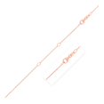 thumbnail image 1 of Double Extendable Cable Chain in 14k Rose Gold (0.6mm) Size 18 inches, 1 of 2