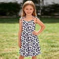 thumbnail image 5 of NAISIBABY Girls Flare Dress, Summer Casual Flowy Cute Leopard Prints Soft Princess Sundress Multicolor Size 8, 5 of 9