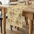 thumbnail image 2 of Easter Rabbits Table Runner 72 Inches Long for Kitchen Dining, Spring Yellow Flowers Country Plants Yellow Dresser Scarf Farmhouse, Dining Table Decorations for Wedding/Parties, 14 x 72 In, 2 of 8