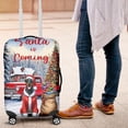 thumbnail image 4 of Santa is Coming Doberman Pinscher Merry Christmas Xmas Noel Truck Tree Travel Luggage Cover Doberman Dog Lover Gifts Suitcase Dust Protective Decor - 02023, 4 of 5