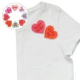 thumbnail image 6 of 8Pcs Embroidered Patches Heart Sew on or Iron on Applique DIY Craft Accessories for Clothing, 6 of 9