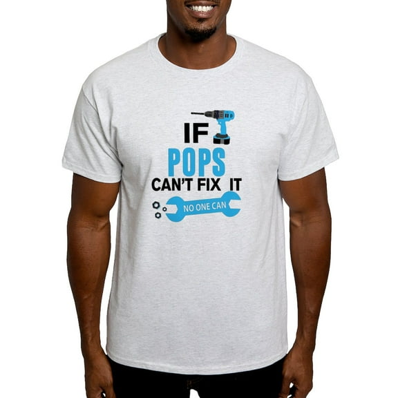 CafePress - If Pops Can't Fix It No One Can T Shirt - Men's Classic Graphic T-Shirt