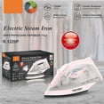 thumbnail image 3 of Small Automatic Ironing Machine 1200W Handiness Household Iron Steams for Shirt, 3 of 5