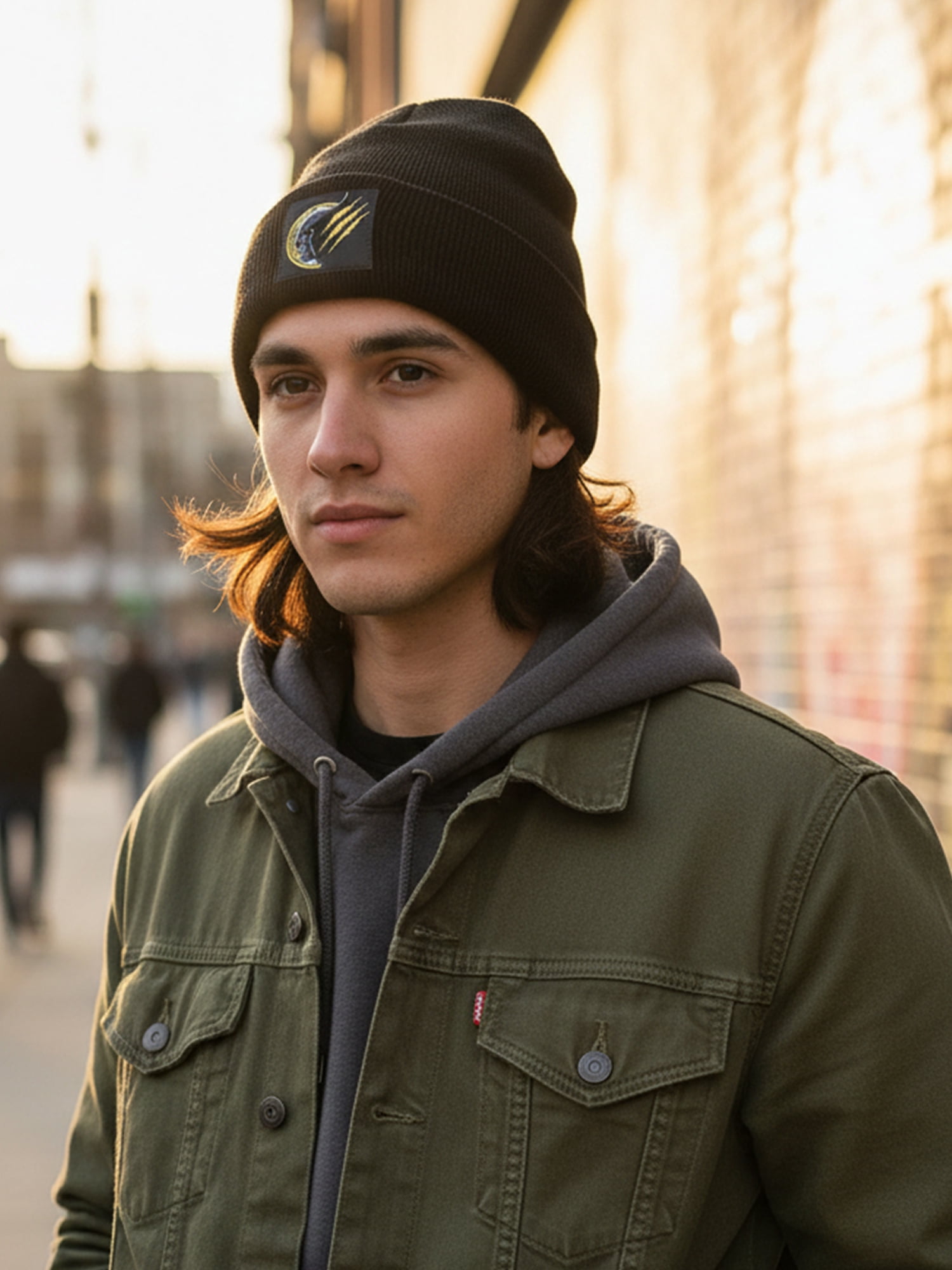 Marvel Wolverine Knit Beanie Hat, Black, One Size