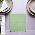 thumbnail image 3 of ELAYARD 100Pcs Decorative Green Cocktail Napkins Paper Natural Wood Pulp for Celebration, 3 of 6