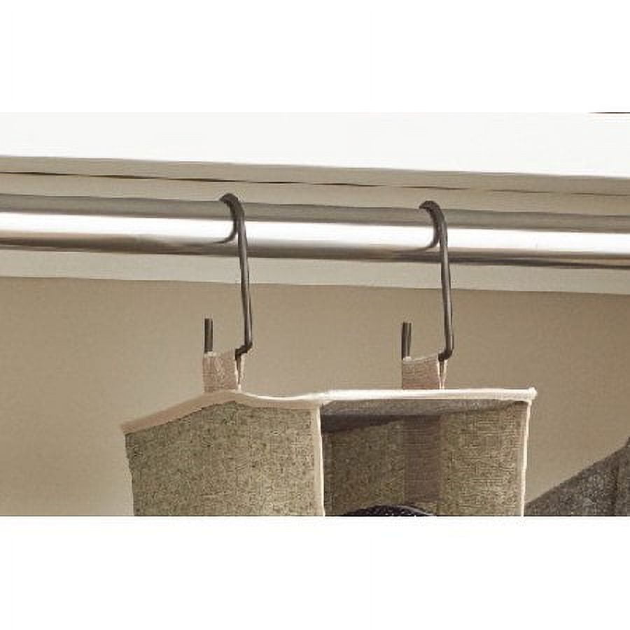 Better Homes & Gardens 10-Shelf Hanging Closet Organizer with 4 Side Pockets for Shoes and Clothes
