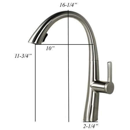 Contempo Living Inc Undermount 19 In X 20 In X 10 In Stainless Steel Prep Bar Island Single Bowl Zero Radius Kitchen Sink And Faucet Combo