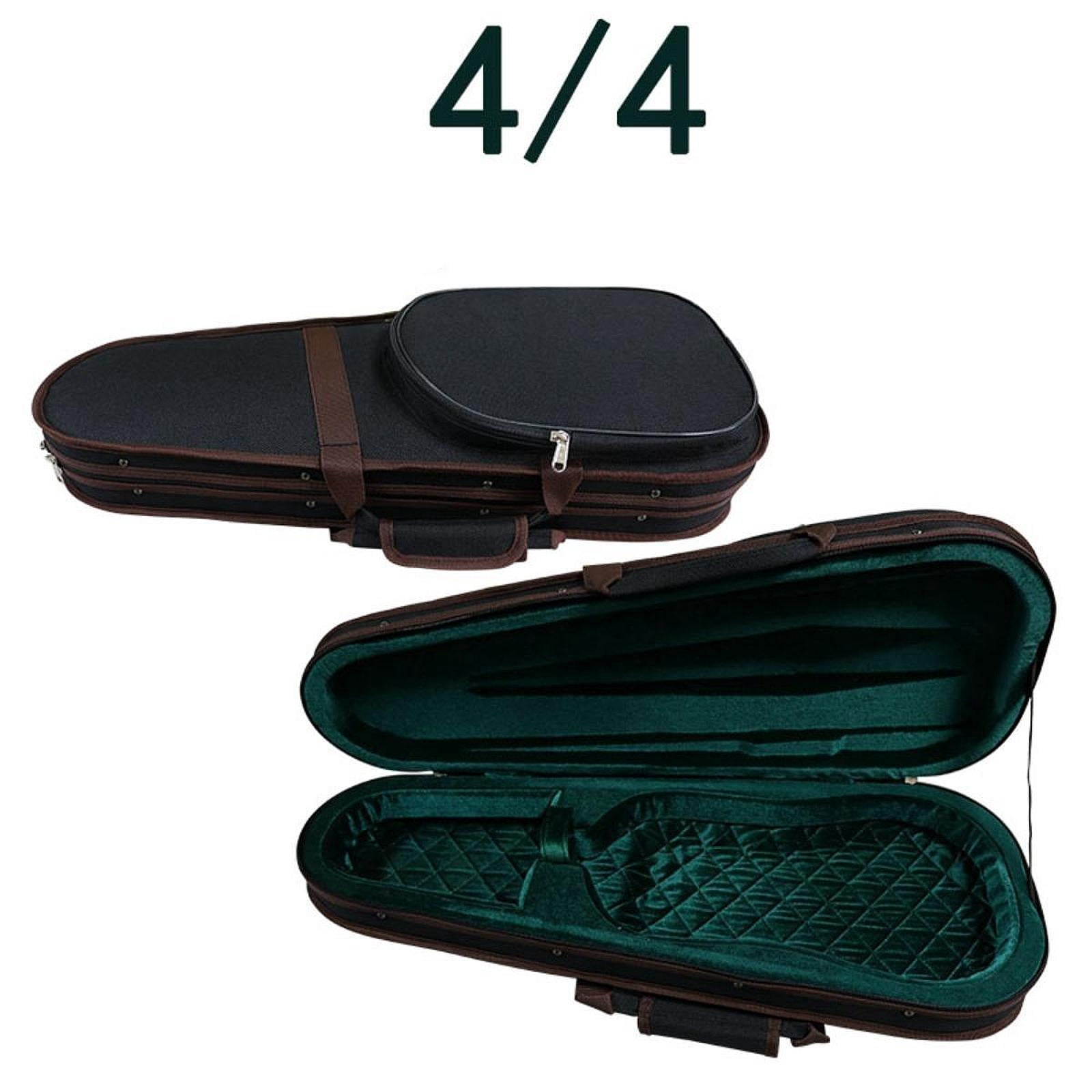 LeeQinersw 4/4 Violin Case Portable Violin Carrying Bag Sturdy Oxford Cloth Backpack Straps