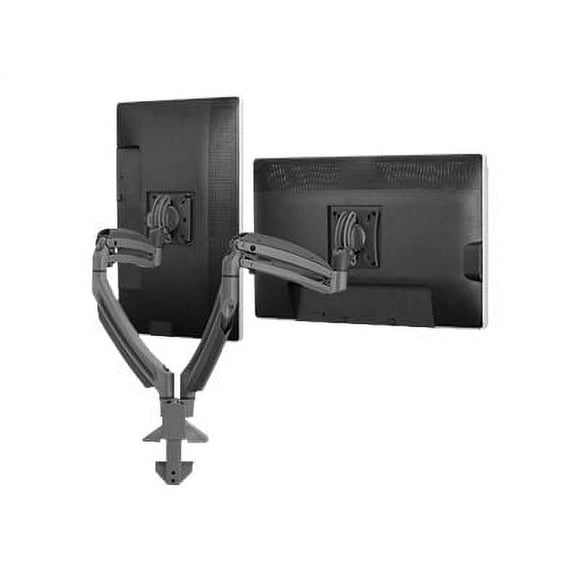 Chief Kontour K1D Dynamic - Mounting kit (desk clamp mount, grommet mount, 2 articulating arms, bolt-through mount) - for 2 LCD displays - aluminum - black - screen size: 10"-30"